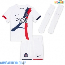 Camisa de time de futebol Paris Saint-Germain Vitinha #17 Replicas 2º Equipamento Infantil 2025-26 Manga Curta (+ Calças curtas)